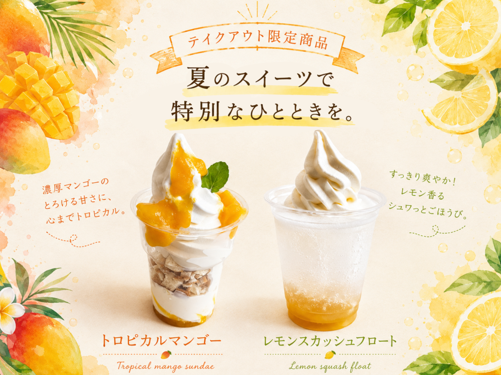 メニューのイメージ